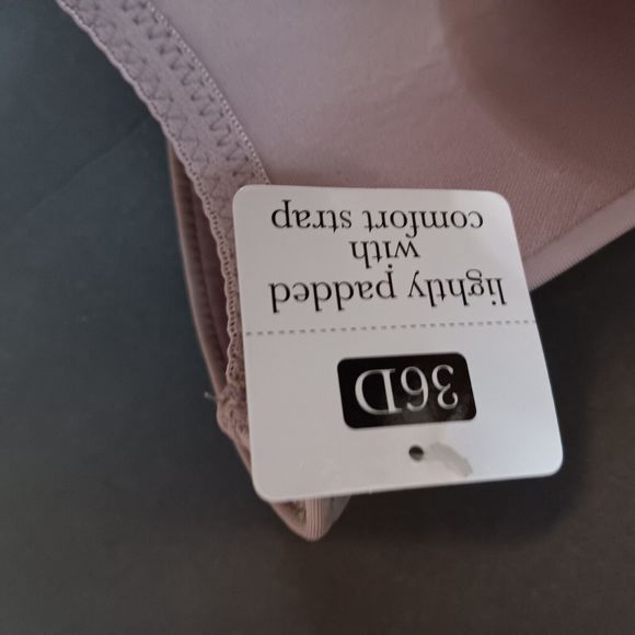 Rene Rofe' Rugby Tan  Lightly Padded Bra w/Underwire & Comfort Straps, Size 36D - Picture 6 of 6